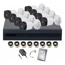 Dahua Kit De Videovigilancia 8 Cámaras Kitxvr1b04-i-8cc3tb Cámaras De Seguridad Exterior 3tb Alta Resolución Con Sensor De Reconocimiento Circuito Cerrado Kitxvr1b04-i Cctv 