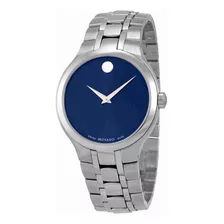 Pulsera Movado 0606369 Para Hombre Con Esfera Azul Quartz Wa