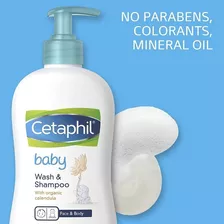 Cetaphil Baby Sabonete Body Wash & Shampoo Bebê 399 Ml