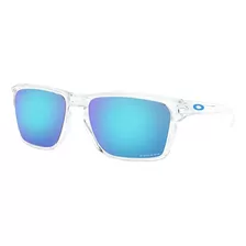 Lente Solar Oakley Sunglasses Sylas Hombre 0oo9448 Color De La Lente Azul Color Del Armazón Transparente Diseño Espejeada