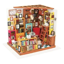 Kit De Casa De Madera En Miniatura Con Decoración Creativa