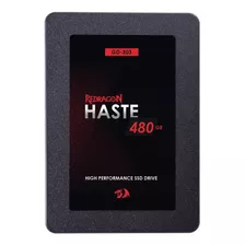 Ssd Redragon Haste 480gb Sata Lll 2,5 - Gd-303 Cor Preto