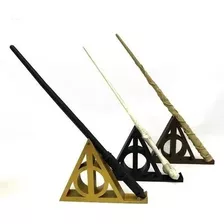 Varitas + Base Harry Potter (medida Aprox. 30 Cm.)