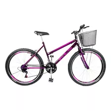 Bicicleta Kls Feminina Aro 26 Mtb Violeta