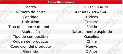 Soporte Tacn De Motor Tras 1900c 4 Cil 1.9l 51-53 Foto 2