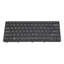 Teclado Para Notebook Sony Vaio Sve141d11l Mp-11k83us-9201w Cor Preto