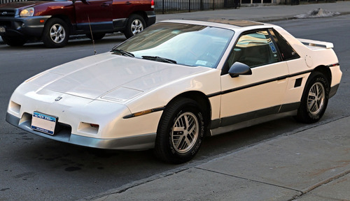 84-88 Pontiac Fiero Par Manijas Exteriores Negro 2 Piezas Foto 6