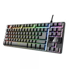 Teclado Trust Thado Tkl Es Gxt833 Color Del Teclado Negro