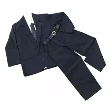 Terno Infantil Conjunto Completo Camisa Calça Paletó Gravata
