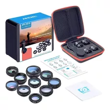 Kit De Lentes Para Celular Apexel 10 En 1 Incluye Cpl