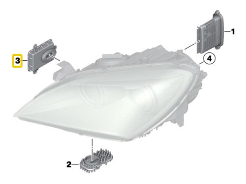 Balastra Modulo Control Xenon Faros Bmw X1 X3 X5 07-13 Foto 3