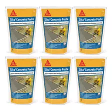 Sika Concreto Forte Saco 1l Maior Resistência Concreto Kit 6