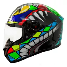 Casco Para Moto Yohe Y966-15#e Multi Brillo