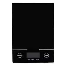 Balanza Digital Electrónica De Cocina 3 Kgs.alta Precisión Color Negro