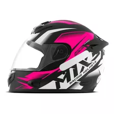 Capacete Moto Fechado Integral Mixs Mx2 Storm Vis. Cristal