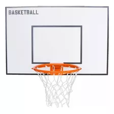 Kit Jogo De Basquete Tabela 1,20m X 0,80m Com Aro E Rede