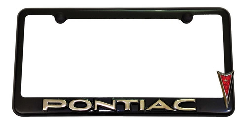 Porta Placas Pontiac Metalicas Camioneta Auto Par Emblemas Foto 4