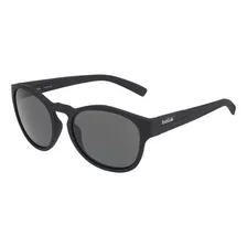 Bolle Rectangle Rooke Gafas De Sol, Caucho Negro Hd Polariza