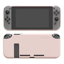 Tomtoc - Caracasa De Silicona Para Nintendo Switch Color Rosa