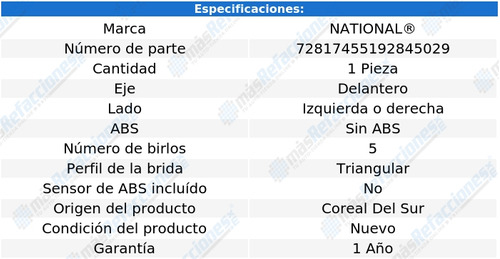 1 Maza Del Izq/der Sin Abs Dodge Intrepid 93 Al 04 National Foto 3