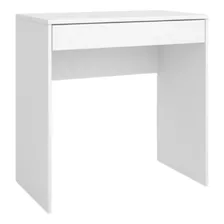 Escrivaninha Com Gaveta 70cm X 45cm Para Escritório Branco Tudo Para Decorar