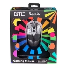 Mouse Optical Gtc Alta Definicion Gaming Luces Led 6 Teclas