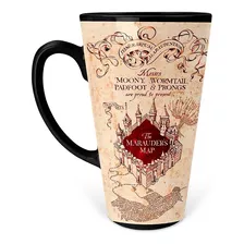 Taza Mágica 17 Oz Mapa Merodeador Harry Potter Café Té 