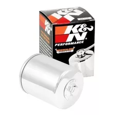 Filtro De Oleo K&n Kn-171c Cromado Harley Fat Boy Breakout