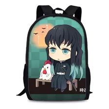 Mochila Demon Slayer Manga Mochilas Escolares Niños Y Niñas