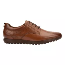 Zapato Casual Derby Michel Domit 03v1 Miel Para Hombre