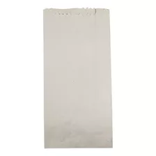 Bolsa De Papel Blanca Panaderia N° 7 X 1000 (17,5x36x7)