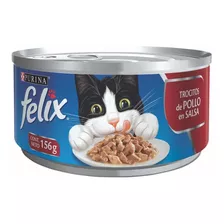 Alimento Para Gato Purina Felix Pollo 156 Gr