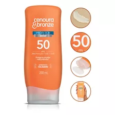 Protetor Solar Corporal Creme Fps50 Cenoura & Bronze 200ml