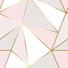 Papel De Parede Adesivo Zara Rose Gold Quarto Sala Rolo 12m