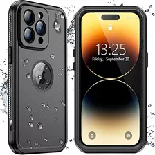 Funda Spidercase Para iPhone 14 Pro Resistente Al Agua Negra