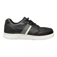 Zapatilla Hombre Negro Talles Grandes 45 46 47 Cuero