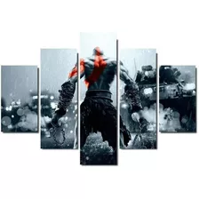 Quadro Kratos God Of War Jogo Video Game Ps2 Ps3 Ps4 06mmmdf