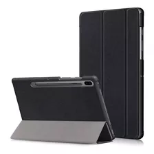 Capa Case Flip P/ Galaxy Tab S6 T860 T865 Couro Pu Premium