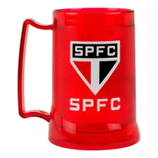 Caneca Gel Isolante Térmico 400ml Spfc Cor Vermelho