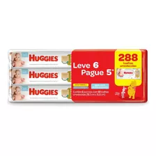 Huggies Lenço Umedecido Puro E Natural Leve 6 Pague 5