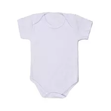 Body Bebe Branco Liso 10 Peças 100% Algodão Atacado