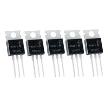 Paquete De 5 Piezas Transistor Tip41c Tip41 Npn 6a 100v 65w