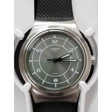 Reloj Swatch Automatico Acero Caucho Para Caballero.