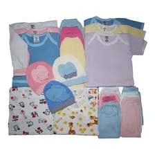 Body E Mijão Kit C/24 Peças Roupa Bebê Maternidade Atacado 