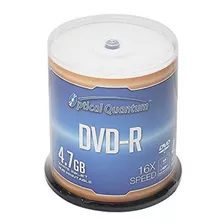 Cds Grabables Dvd-r Óptico Quantum De 4,7 Gb, 16x, Blanco, 