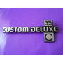 Emblema Lateral Compatible Custom Deluxe 10 81-86 Izquierdo