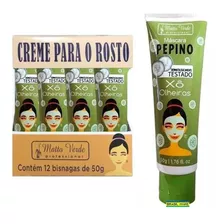 Box Matto Verde Máscara Pepino 12 Unidades