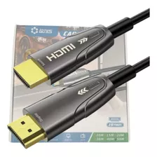 Cabo Hdmi 2.0 60hz Fibra Óptica 50 Metros 4k Alta Definição