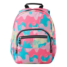 Mochila Escolar Totto Tempera Rpet Rosado Luty