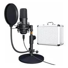 Kit De Microfono Usb Profesional Con Organizador De Aluminio